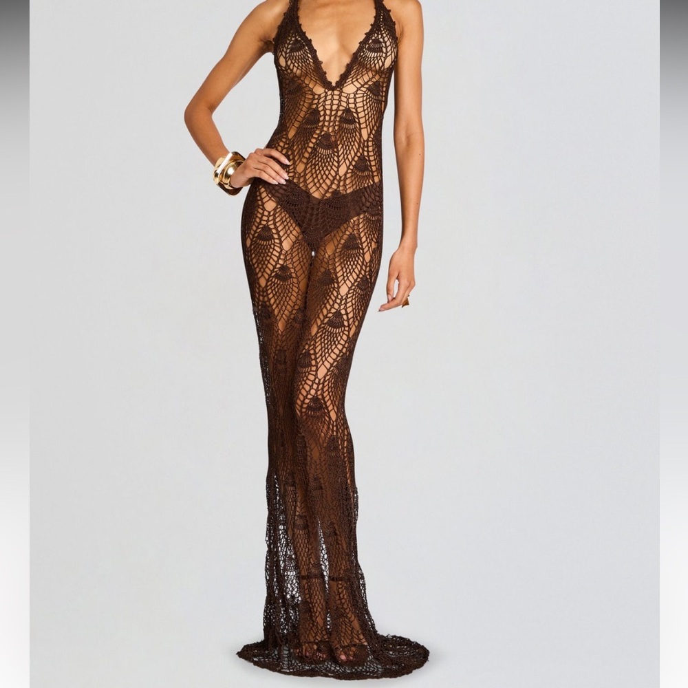 SER.O.YA MYLEE CROCHET GOWN